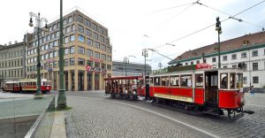 130. výročí zahájení provozu první elektrické tramvaje v Praze. Foto: Petr Hejna / DPP