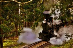 Provoz na historické lesní úvraťové železnici. Foto: Kysucké muzeum
