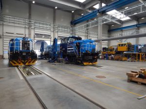 Výroba lokomotiv v nové hale CZ LOKO v Jihlavě. Autor: Zdopravy.cz/Jan Šindelář