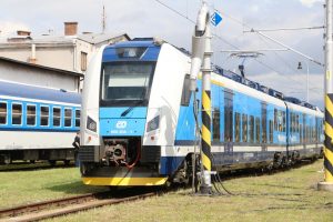 Nové elektrické jednotky 650.2 RegioPanter pro provoz spěšných vlaků Plzeň - Karlovy Vary. Foto: České dráhy