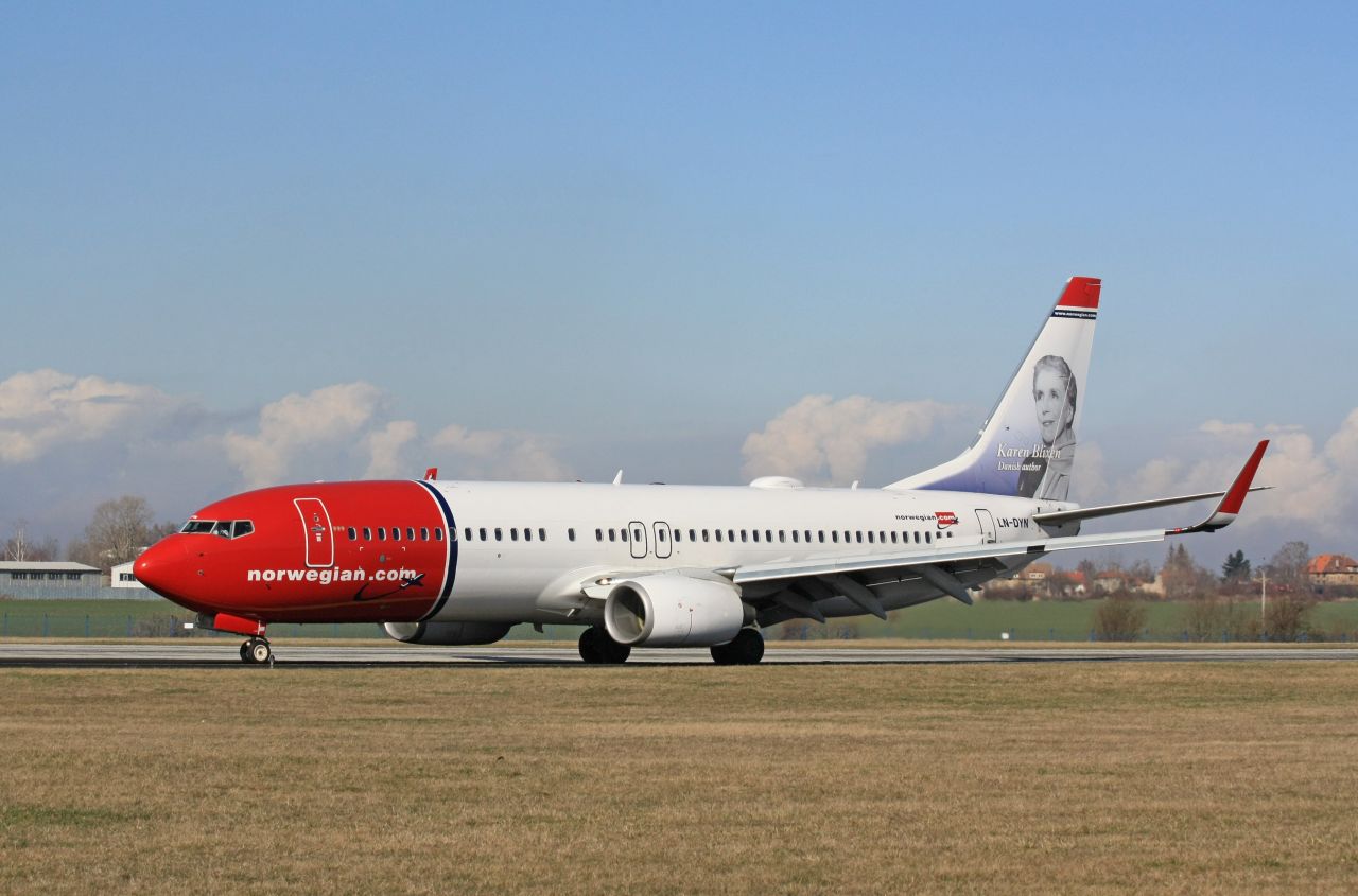 Boeing 737-800 v Praze. Foto: Letiště Praha