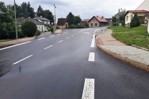Opravená silnice I/19 v úseku Simtany - Stříbrné Hory