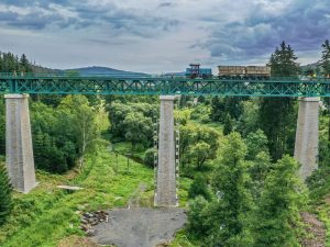 Opravený most ve Vilémově. Foto: Správa železnic