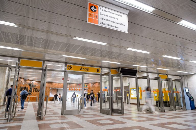 Vestibul Na Knížecí ve stanici Anděl po rekonstrukci. Foto: Petr Hejna / DPP