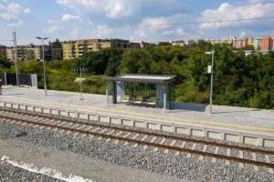 Modernizovaná trať Brno - Střelice (září 2021), ilustrační foto. Foto: Skanska