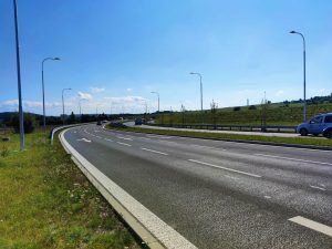 Nový úsek silnice I/20 v Plzni. Pramen: MDČR