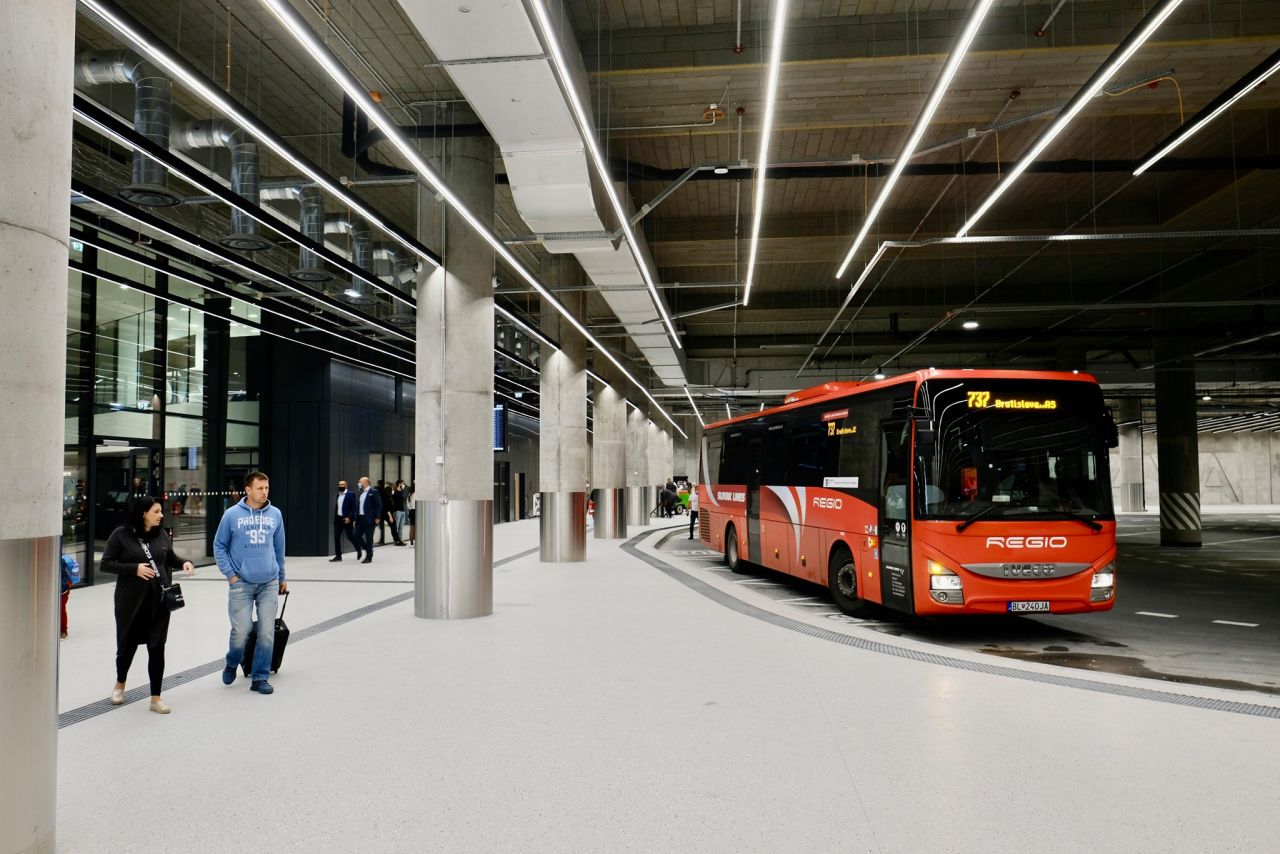 Nové autobusové nádraží v Bratislavě. Foto: Bratislava.sk