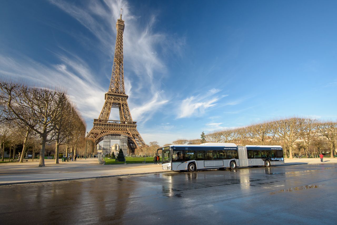 Elektrobus Solaris v Paříži. Foto: Solaris
