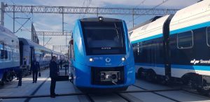Alstom do Gdaňsku přivezl svoji vodíkovou jednotku iLint. Foto: Jan Sůra / Zdopravy.cz