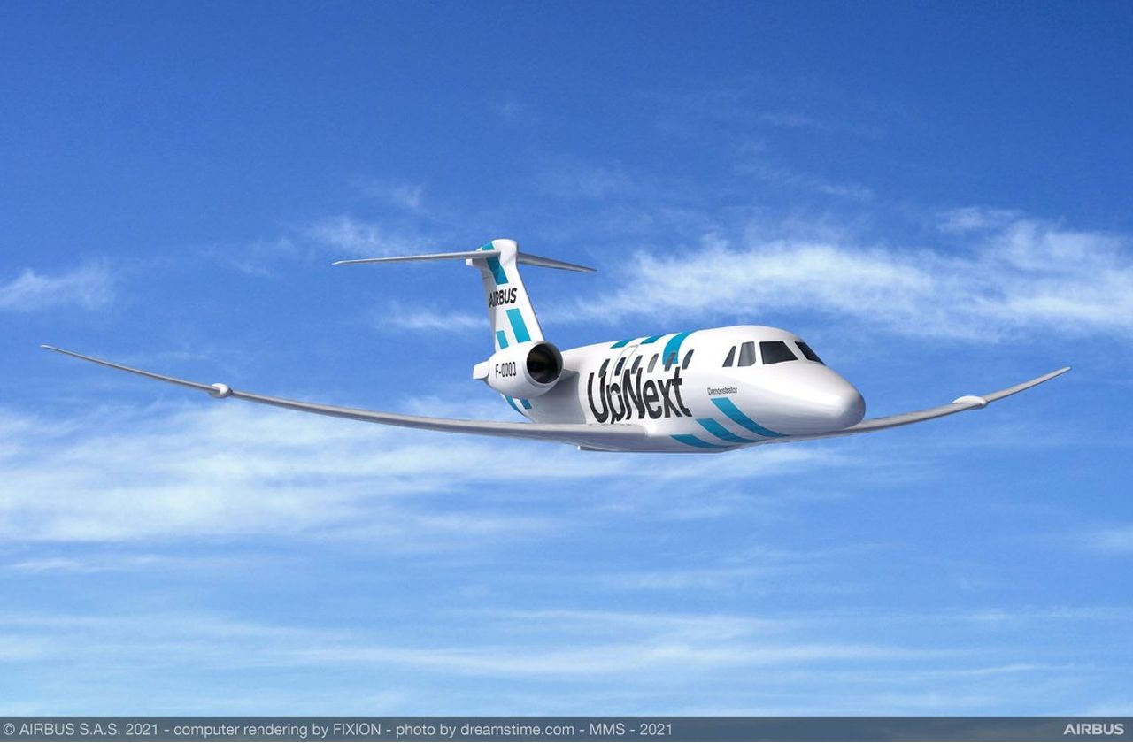 Vizualizace nového typ křídel. Foto: Airbus