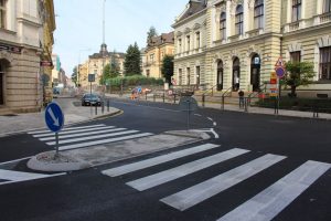 Opravená Poštovní ulice v Jablonci nad Nisou. Foto: Jablonec nad Nisou
