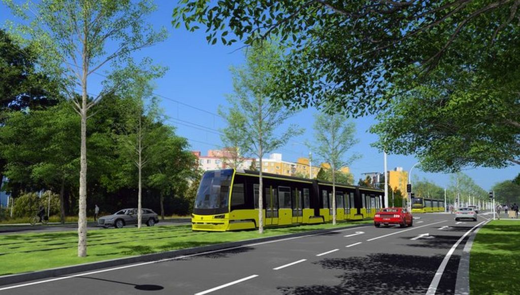 Vizualizace tramvajové trati na sídliště Vinice. Foto: Plzen.eu