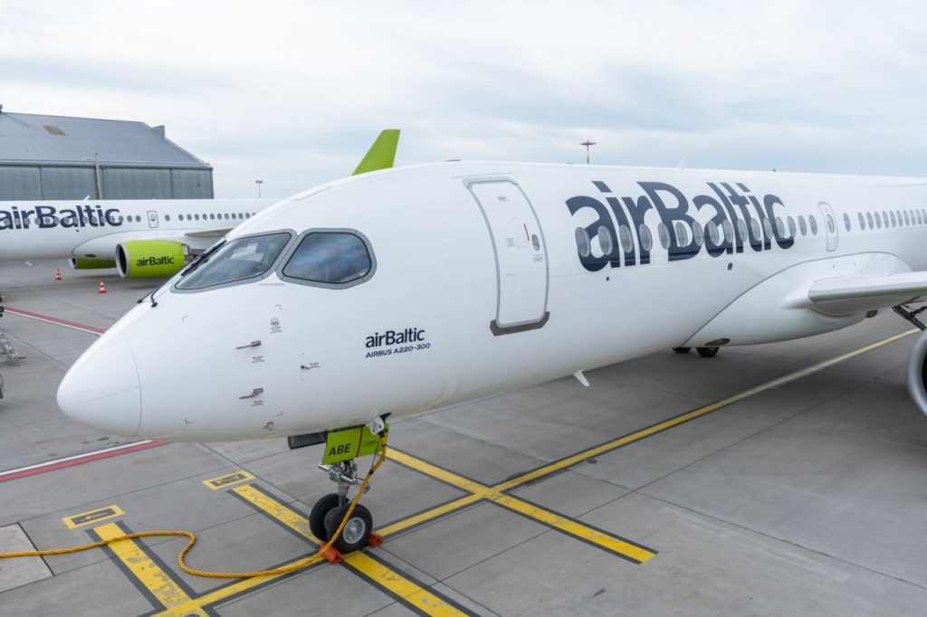 Airbus A220-300. Foto: airBaltic