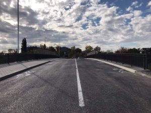 Nový most v ulici Za Černým mostem. Foto: Metrostav Infrastructure