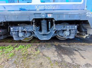 Společné cvičení CZ LOKO, HZS Správy železnic a ČD Cargo při nakolejování lokomotivy. Foto: Dalibor Palko
