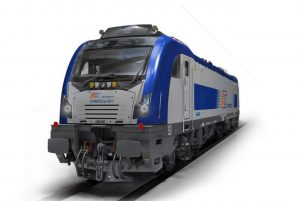 Vizualizace nové lokomotivy na 200 km/h pro PKP Intercity. Foto: Newag