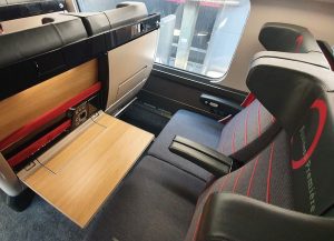 Nová cestovní třída Business Première v TGV. Foto: SNCF