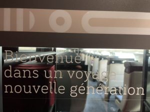 Nová cestovní třída Business Première v TGV. Foto: SNCF