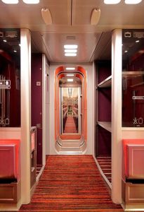 Nový interiér rychlovlaků Thalys. Foto: Thalys
