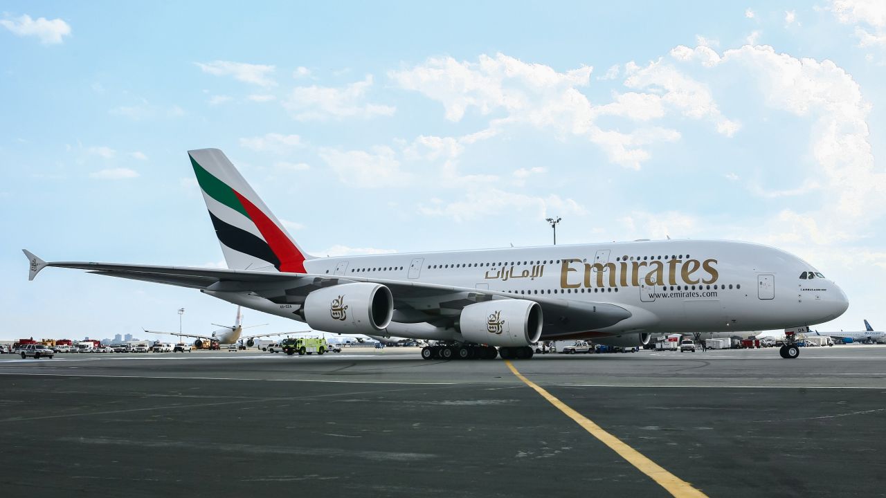 První A380 v barvách Emirates. Foto: Emirates