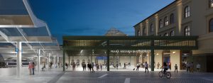 Budoucí podoba Masarykova nádraží. Pramen: Správa železnic