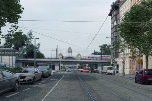 Vizualizace trati kolem Výstaviště. Foto: Správa železnic