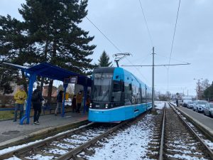 Nová tramvaj Škoda 39T. Foto DPO