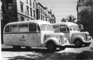 Autobus Praga RND jako zubní ordinace. Foto: archiv Boveraclubu