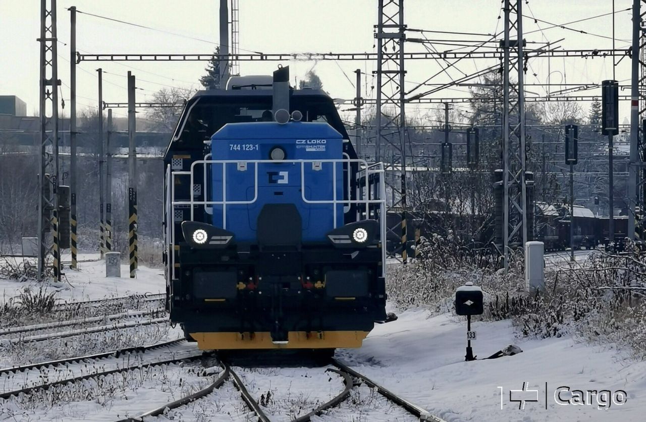 Poslední z deseti vyrobených lokomotiv EffiShunter 1000 pro ČD Cargo. Foto: ČD Cargo
