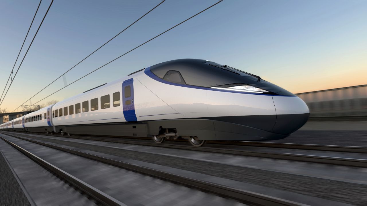Nové vysokorychlostní jednotky pro HS2. Foto: Alstom / Hitachi Rail