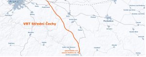 Trasa VRT Střední Čechy. Foto: Správa železnic