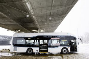 První vodíkový autobus ve Vídni. Pramen: Wien Energie/Max Kropitz