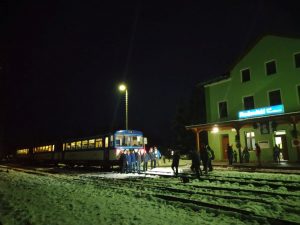 Poslední vlak v Rožmitálu pod Třemšínem. Foto: Karel Vltava