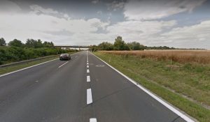 D11 u Horních Počernic. Foto: Google Street View
