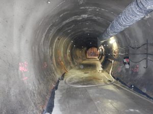 Metro D, geologický průzkum na rohu ulic Na Strži a Antala Staška. Pramen: Strabag