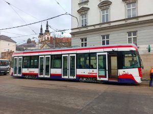 Nová tramvaj EVO1/o v Olomouci. Foto: Zdopravy.cz