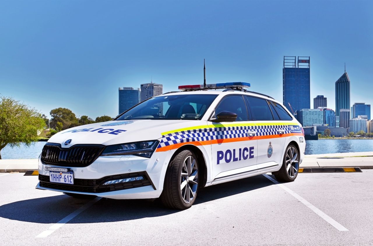 Škoda Superb jako policejní vůz pro Západní Austrálii. Foto: Skoda Australia