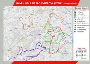 Návrh rozdělení provozních souborů pro soutěže na autobusovou dopravu ve Středočeském kraji