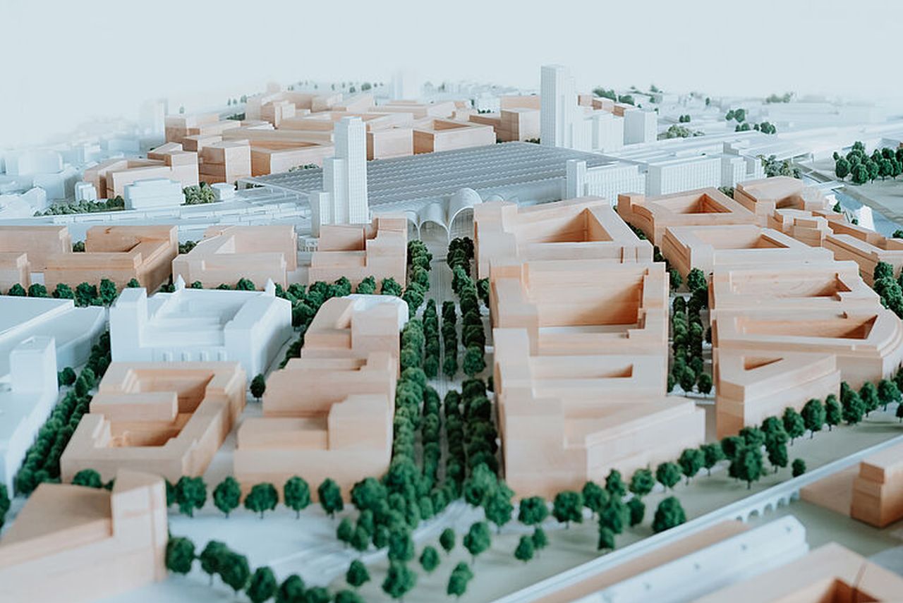3D model nového brněnského hlavního nádraží. Foto: Galerie Vaňkovka