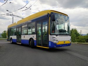 Trolejbus v Teplicíchh, ilustrační foto. Pramen: mhdteplice.cz