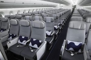 Ekonomická třída v A350 Finnair. Foto: Finnair