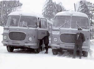 Autobus typu Škoda 706 RTO na konci 60. let. Foto: Katalog historických vozidel / DPO