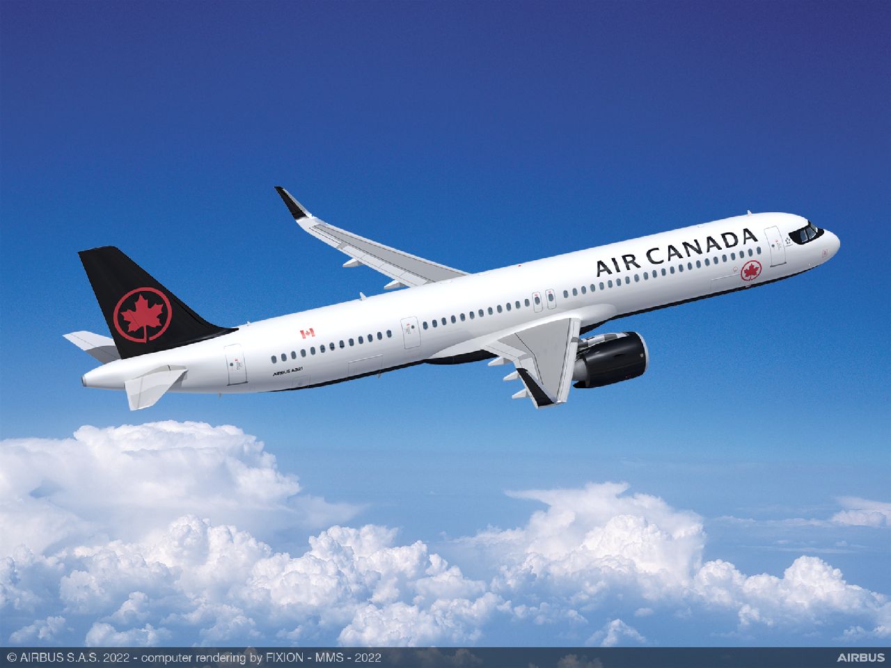 A321XLR v barvách Air Canada. Foto: Airbus