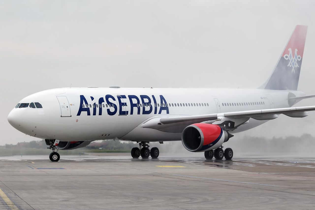 Airbus A330-200 společnosti Air Serbia. Foto: Dejan Milinković
