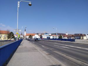 Most přes Volyňku na I/22, Strakonice. Pramen: ŘSD