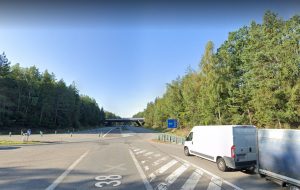 Křižovatka I/38 a D1 v Pávově. Foto: Google Street View