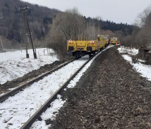 Obnova trati Uherce – Krościenko. Foto: PKP PLK