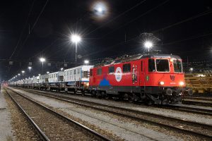 Lokomotiva Re 420 v čele nákladního vlaku SBB Cargo. Foto: SBB