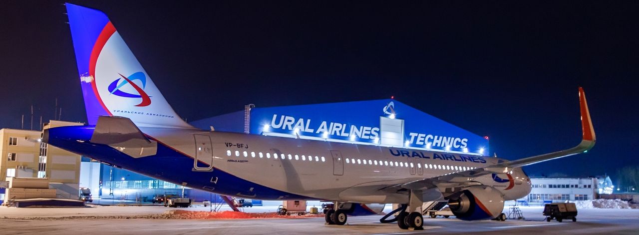 A321neo společnosti Ural Airlines. Foto: Ural Airlines