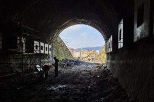 Rekonstrukce úseku Děčín východ - Děčín-Prostřední Žleb. Foto: Správa železnic